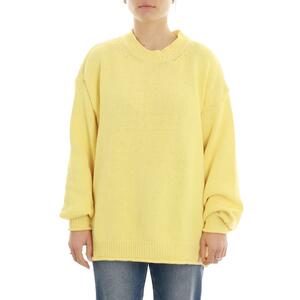 MAGLIONE GIROCOLLO GIALLO